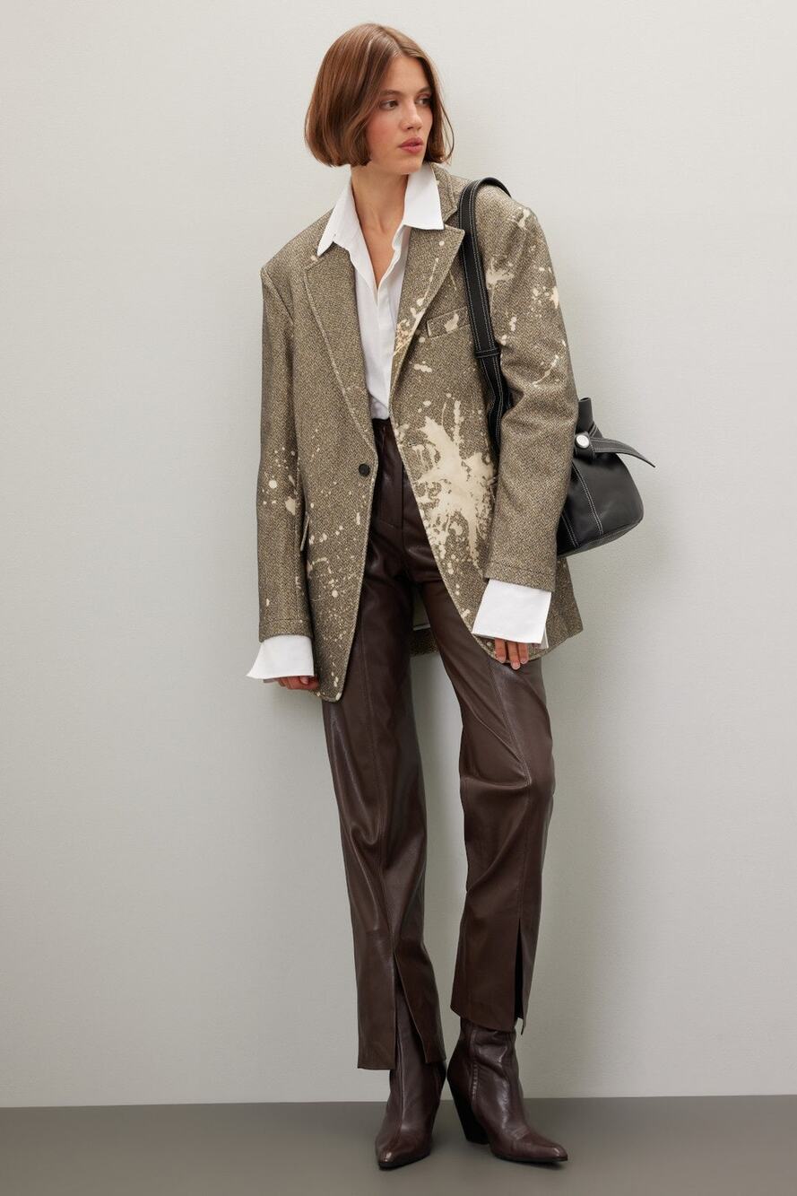 R13 Oversized Ragged Blazer Wool Large $1,795 retail